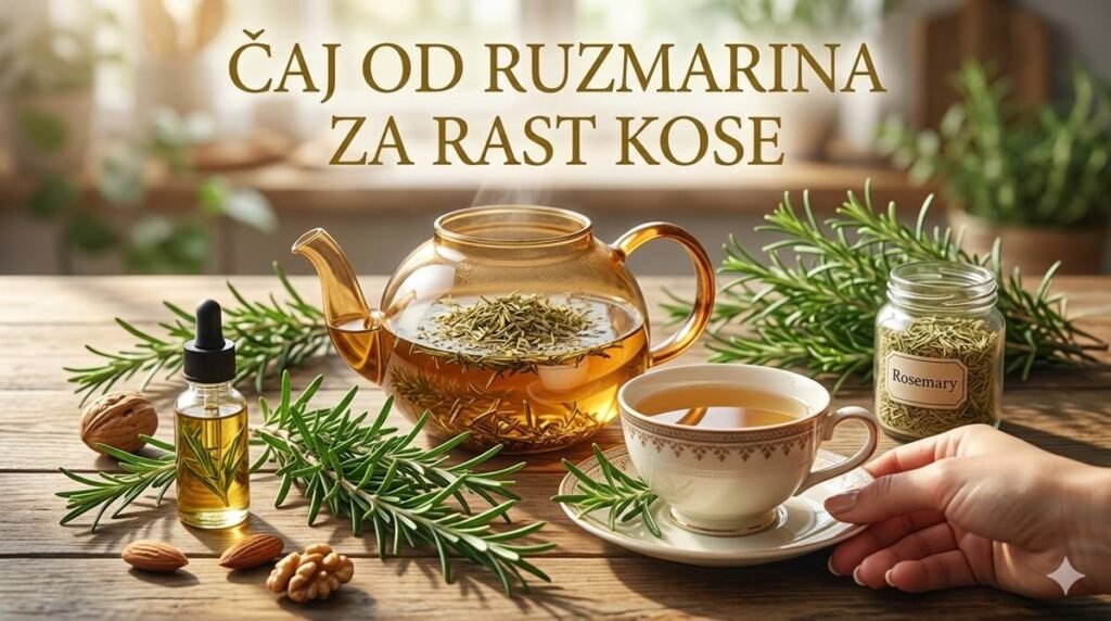 Čaj od ruzmarina za rast kose
