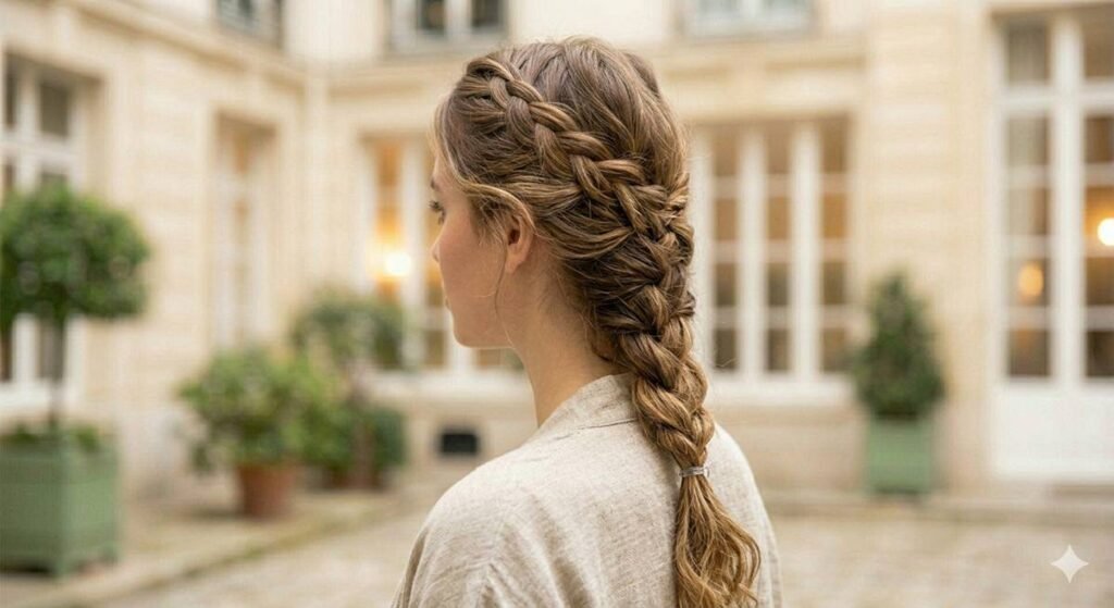 Brza pletenica sa strane