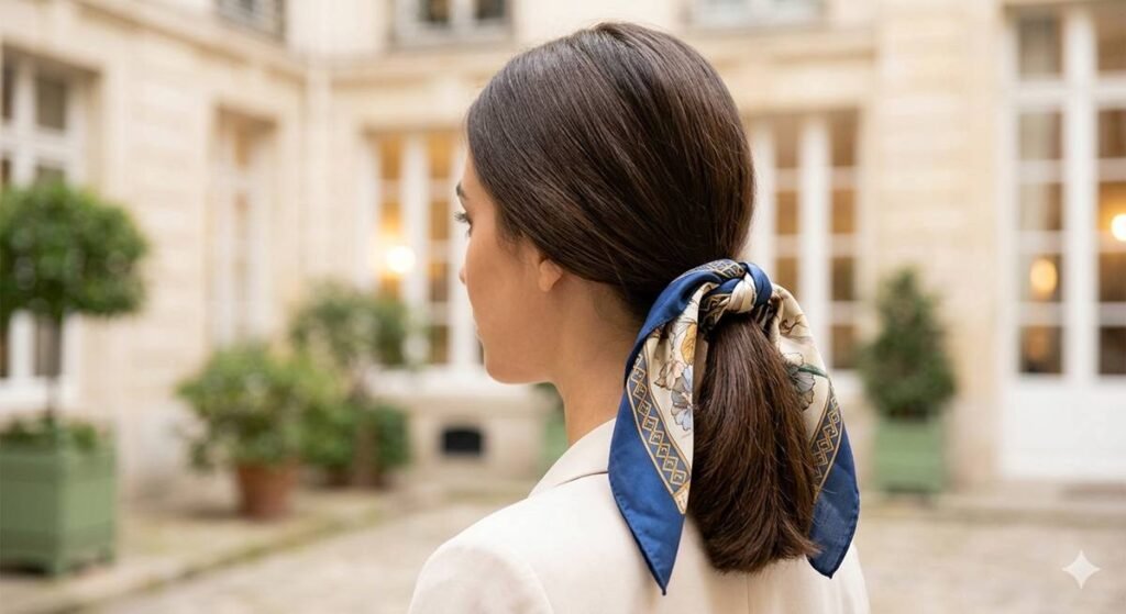 Elegantni niski rep sa maramom