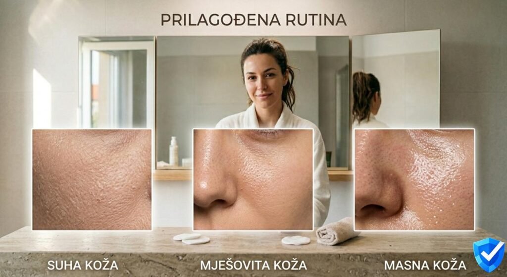 Jutarnja rutina lica prema tipu kože